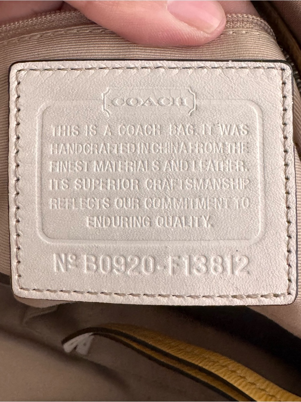 Y2K Coach brown and yellow monogram handbag with buckle accents - Picture 3 of 8